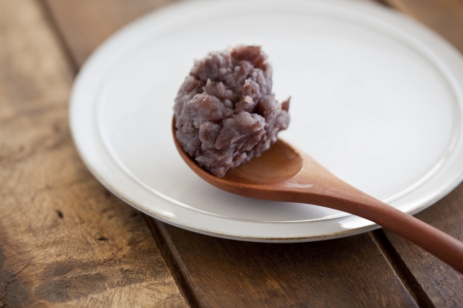 生豆に近い美しい「藤紫色」が低糖度の証
